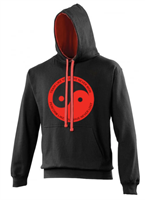 Red Yin Yang Hoodie Adults