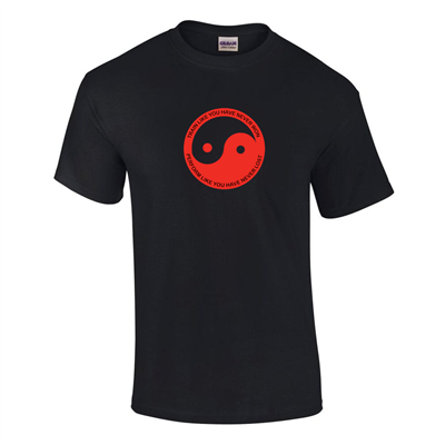 Red Yin Yang T-Shirt Kids