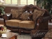 Dreena Loveseat in Cherry Finish by Acme - 05496