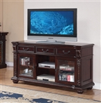 Anondale 65 Inch TV Console in Brown Cherry Finish by Acme - 10321