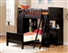 Willoughby Black Finish Twin/Twin Loft Bed by Acme - 10980-2