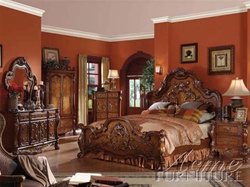 Dresden 6 Piece Bedroom Set in Cherry Finish by Acme - 12140