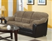 Connell Brown Corduroy / Espresso Bycast Sofa by Acme - 15945