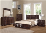 Travell Storage Bed 6 Piece Bedroom Set in Walnut Finish by Acme - 20520