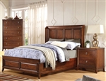 Midway Panel Bed in Cherry Finish by Acme - 20970Q