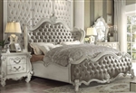 Versailles Traditional Bed in Bone White Finish by Acme - 21150Q