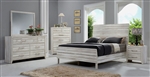 Shayla 6 Piece Bedroom Set in Antique White Finish by Acme - 23970