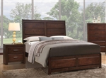 Oberreit Bed in Walnut Finish by Acme - 25790Q