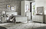 Louis Philippe 4 Piece Youth Bedroom Set in Platinum Finish by Acme - 26740T