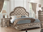 Northville Traditional Bed in Antique Champagne Finish by Acme - 26930Q