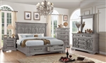 Artesia 6 Piece Bedroom Set in Salvaged Natural Finish by Acme - 27100