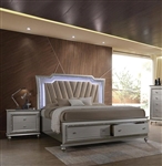 Kaitlyn Storage Bed in Champagne Finish by Acme - 27230Q