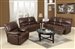 Daishiro Chestnut Leather 2 Piece Reclining Set by Acme - 50745-S