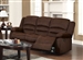 Bailey Chocolate Velvet Reclining Sofa by Acme - 51030