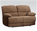 Malvern Two Tone Brown Fabric Reclining Loveseat by Acme - 51141