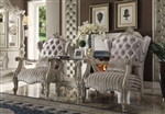 Versailles 2 Piece Chair Set in Bone White Finish by Acme - 52087-S