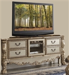 Dresden 79 Inch TV Stand in Gold Patina Finish by Acme - 91333