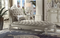 Versailles Chaise in Bone White Finish by Acme - 96542