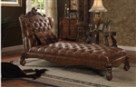 Versailles Chaise in Cherry Oak Finish by Acme - 96544