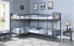 Cordelia Twin/Twin Bunk Bed in Sandy Black Finish by Acme - 00370