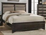 Anatole Bed in Dark Walnut Finish by Acme - 26280Q