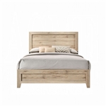Miquell Bed in Rustic Natural Finish by Acme - 28040Q