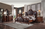 Picardy 6 Piece Bedroom Set in PU & Cherry Oak Finish by Acme - 28240
