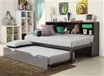 Renell Twin Bed in Black & Silver Finish by Acme - 37225T