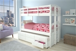 Micah Twin/Twin Bunk Bed in White Finish by Acme - 39995