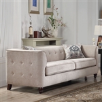 Cyndi Sofa in Tan Fabric Finish by Acme - 52055