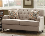 Alianza Loveseat in Beige Finish by Acme - 52581