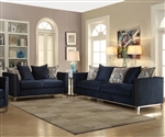 Phaedra 2 Piece Sofa Set in Blue Finish by Acme - 52830-S