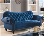 Iberis Sofa in Navy Velvet Finish by Acme - 53405