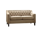 Suzanne Loveseat in Beige Finish by Acme - 54011