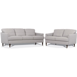 Helena 2 Piece Sofa Set in Pearl Gray Leather Finish by Acme - 54575-S