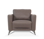 Malaga Chair in Taupe Leather Finish by Acme - 55002