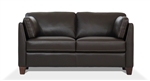 Matias Loveseat in Chocolate Leather Finish by Acme - 55011