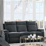 Elijah Motion Sofa in Slate Blue Chenille Finish by Acme - 55110