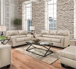 Phygia 2 Piece Sofa Set in Tan Top Grain Leather Match Finish by Acme - 55760-S