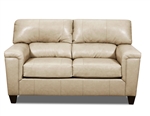 Phygia Loveseat in Tan Top Grain Leather Match Finish by Acme - 55761