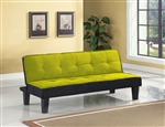 Hamar Adjustable Sofa in Green Flannel Fabric Finish by Acme - 57039