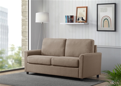 Zenon Sleeper Sofa in Beige Fabric Finish by Acme - 57225