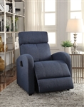 Concha Recliner w/Power Lift in Blue Fabric Finish by Acme - 59347