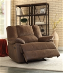 Oliver Glider Recliner in Chocolate Corduroy Finish by Acme - 59415