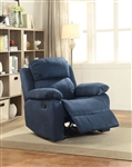 Parklon Recliner in Blue Microfiber Finish by Acme - 59476