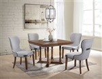 Wilfried 5 Piece Dining Room Set in Walnut Finish by Acme - 71825