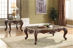 Jardena 3 Piece Occasional Table Set in Cherry Oak Finish by Acme - 81655-S