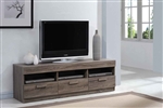 Alvin 59 Inch TV Console in Rustic Oak Finish by Acme - 91167