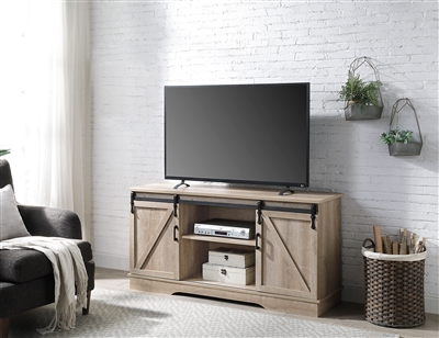 Bennet 58 Inch TV Console in Oak Finish by Acme - 91857