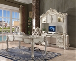 Versailles 3 Piece Home Office Set in Bone White Finish by Acme - 92275-S